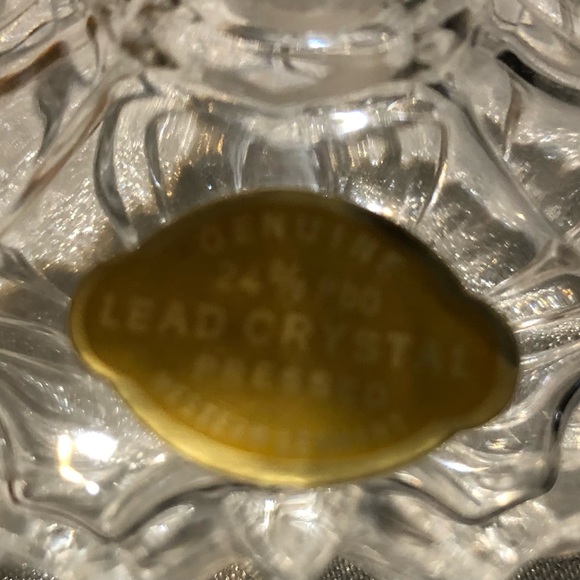 Genuine lead Crystal perfume bottle - Picture 3 of 5